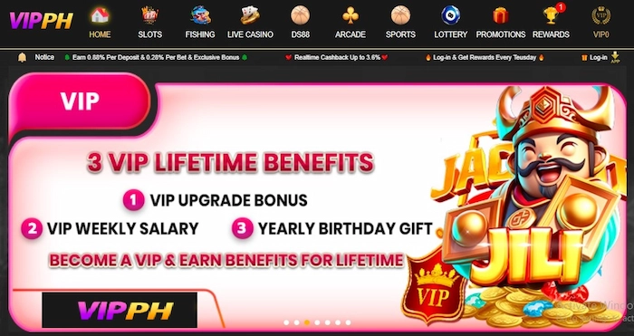 Welcome To VIPPH Casino - A 5-Star Quality Bookmaker